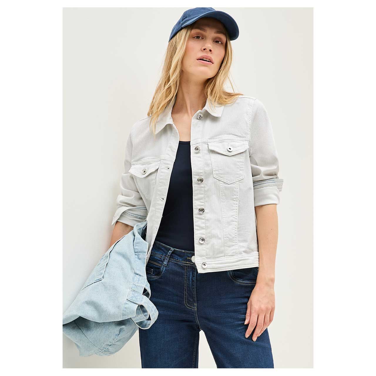 Cecil Damen Jeansjacke Grau kaufen 26776