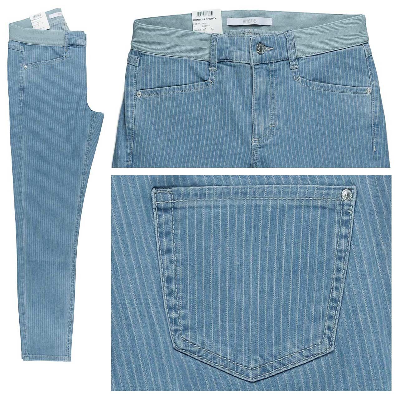 Angels Ornella Sporty 7/8 Jeans bleached blue