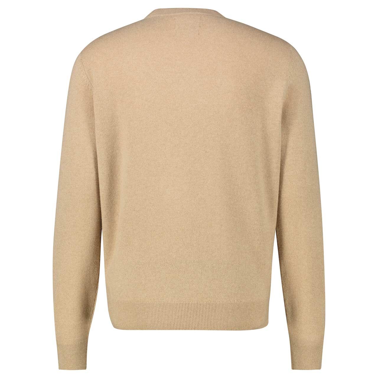 Herren Pullover von Lerros in Beige meliert, Rückansicht