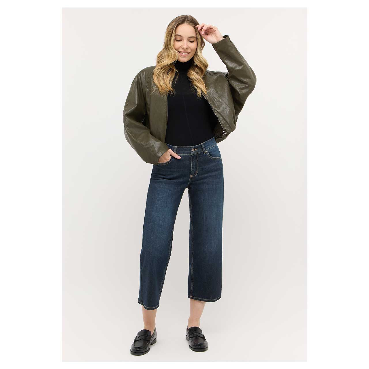 Angels Linn 3/4 Jeans stone used buffi