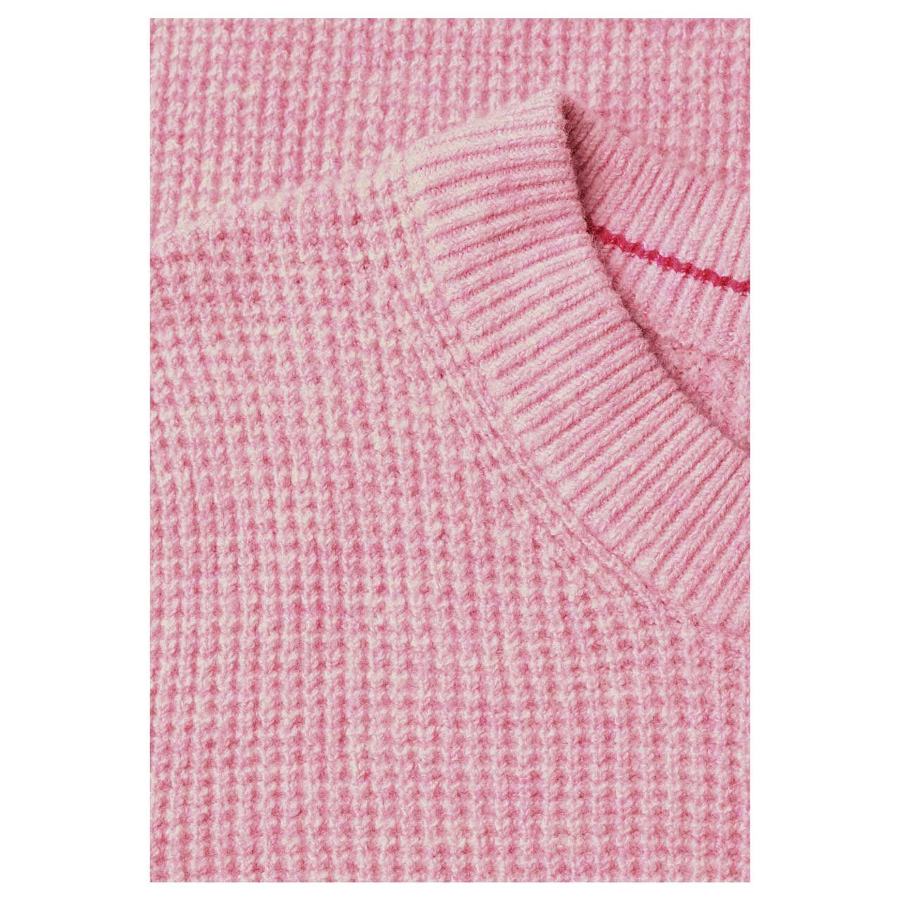 Cecil Damen Pullover Structured Cosy Sweater mellow rose melange