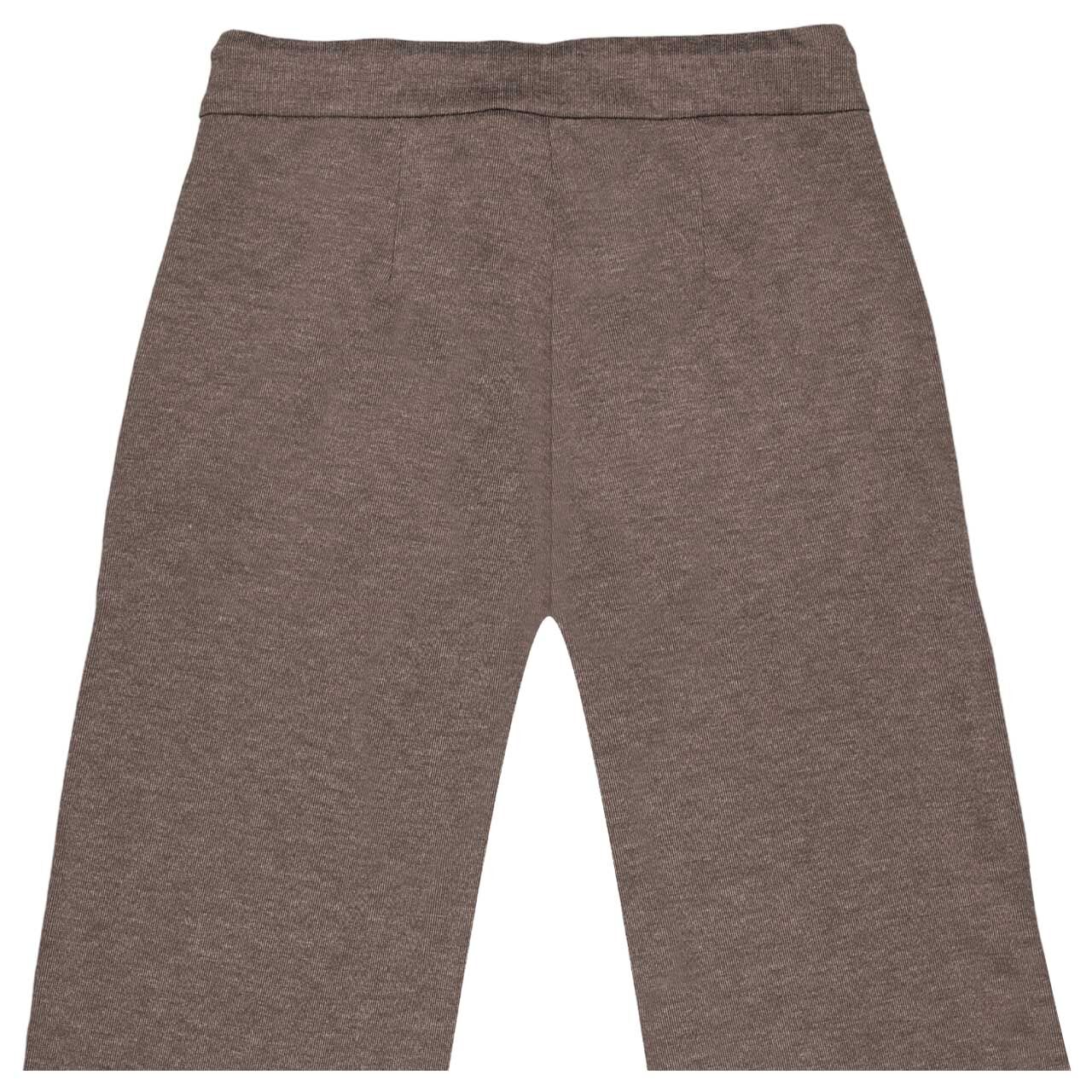 Stretch Damenhose Chiara von MAC in Braun meliert, detaillierte Rückansicht