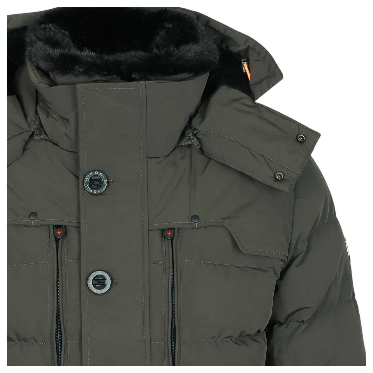 Herren Jacke Starstream von Wellensteyn in Dunkelgrün, detaillierte Vorderansicht