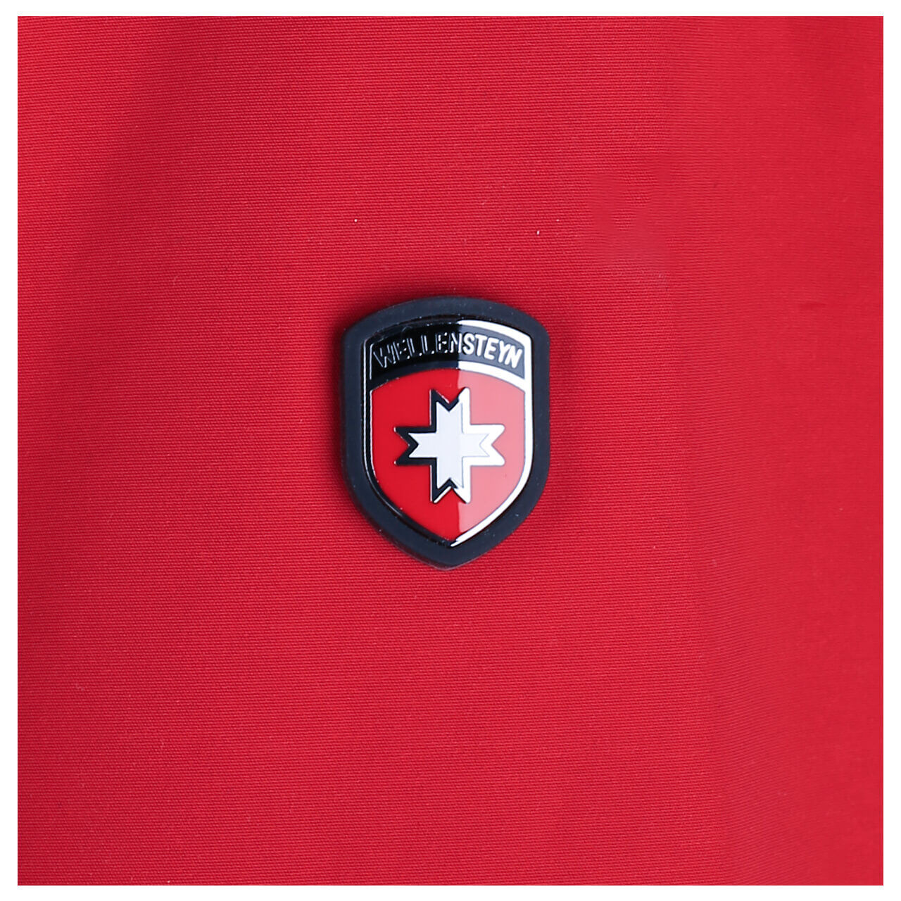 wellenstyn-college-red-white-logo Herren Jacke College von Wellensteyn in Rot, Detailansicht Markenlogo