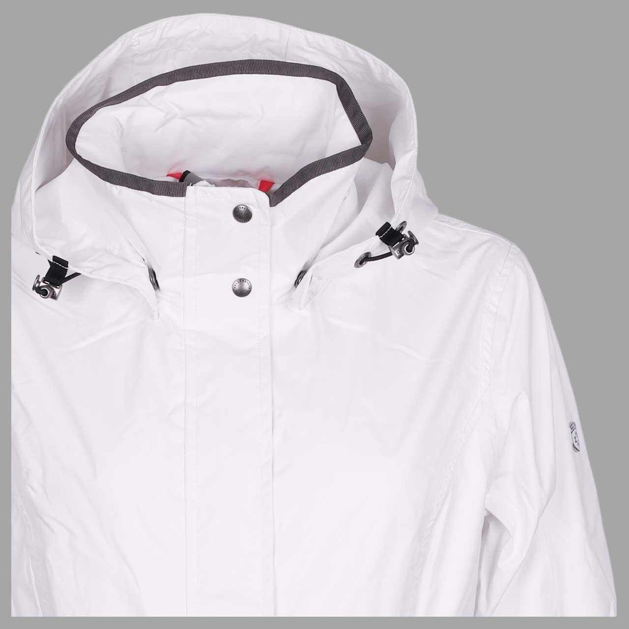 Damen Jacke Aruba von Wellensteyn in Weiß, Detailansicht von vorne