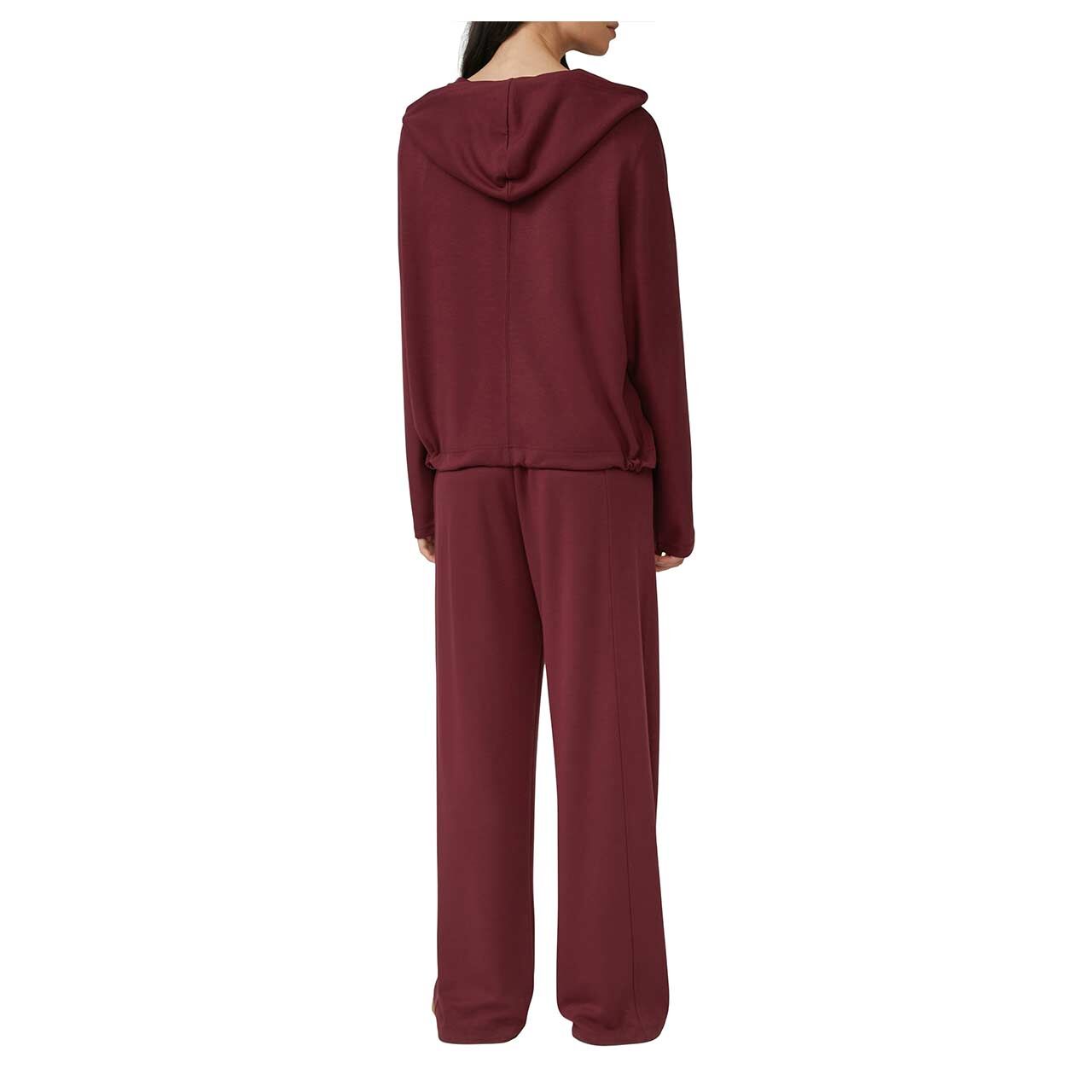 Damen Hoodie Sweatshirt von s.Oliver in Burgunderrot, Rückansicht