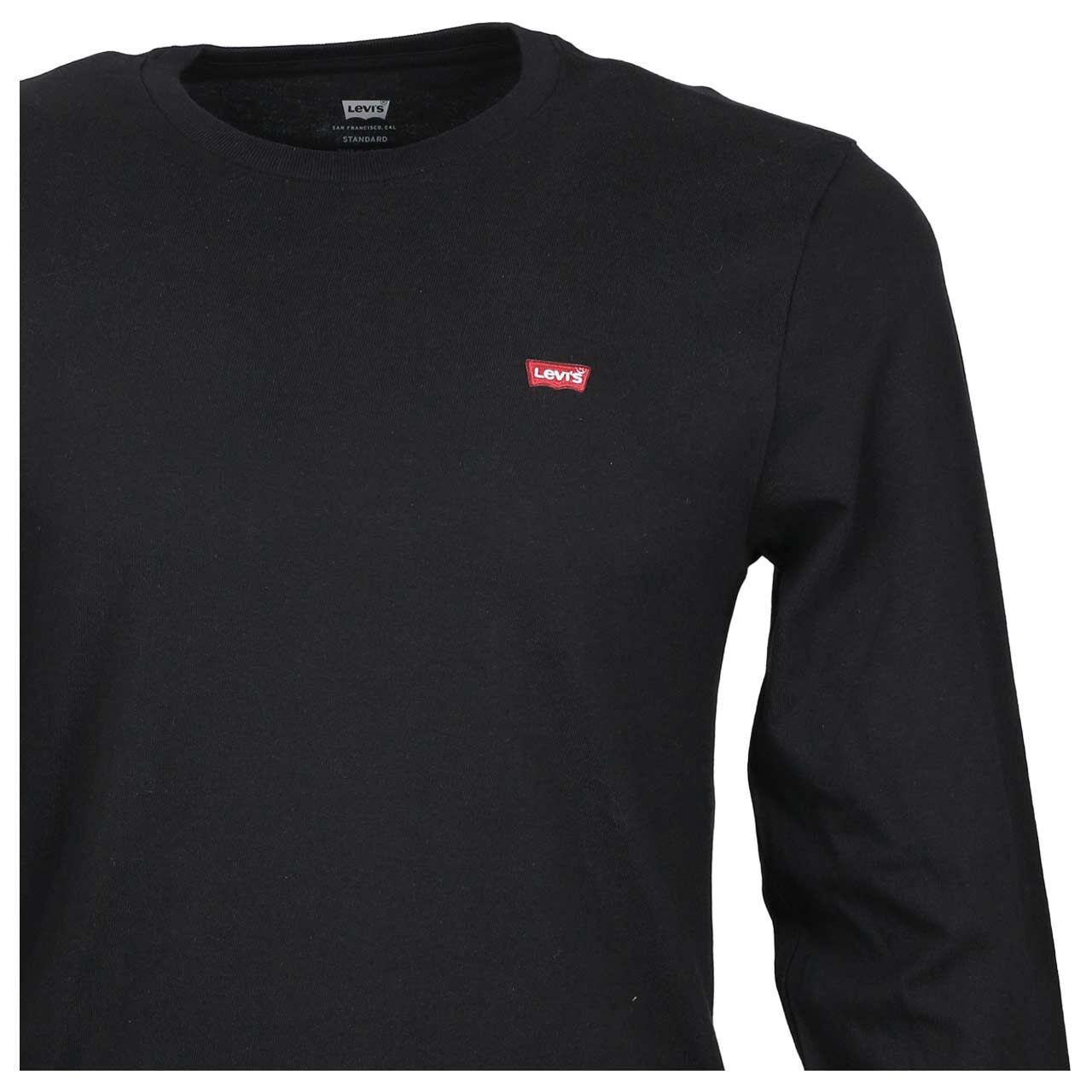 Levi's® Herren Logo Langarm Shirt black