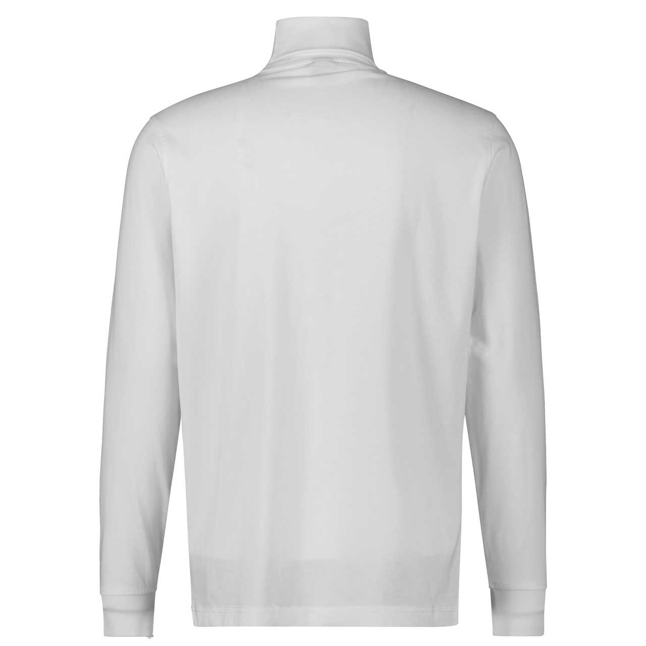 Herren Rollkragen Langarm Shirt von Lerros in Cremeweiß, Rückansicht