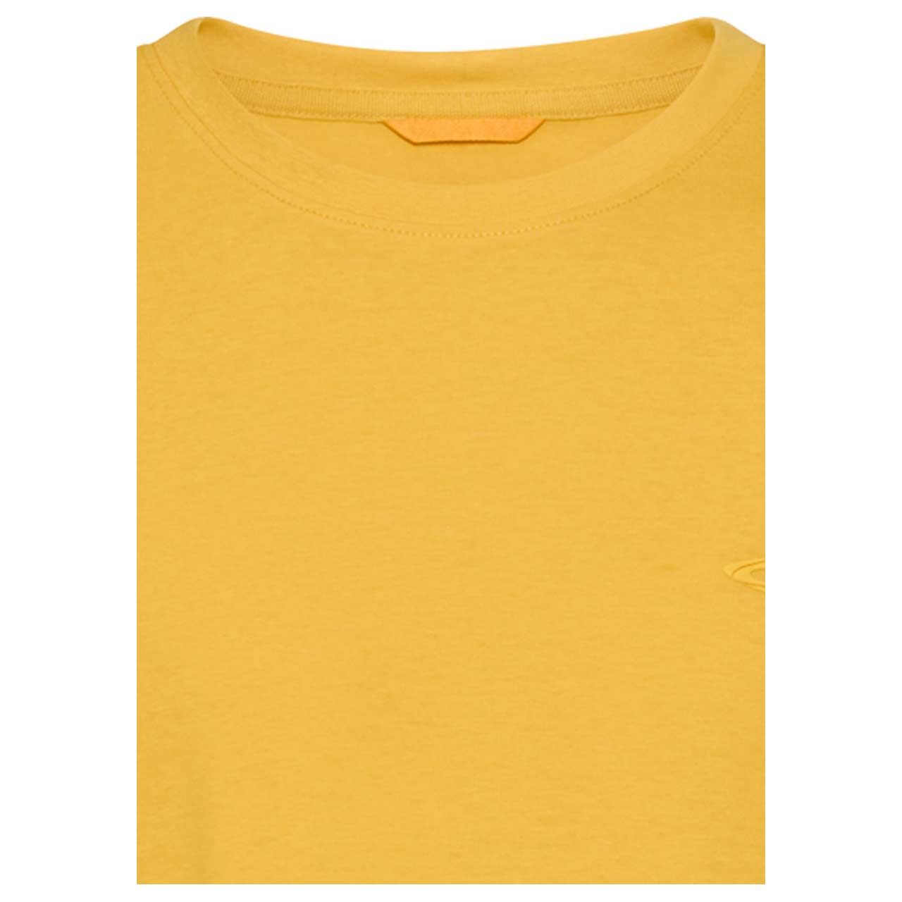 Herren T-Shirt von Camel active in Gelb, detaillierte Vorderansicht