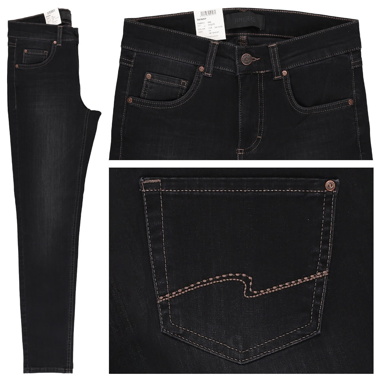 Angels Skinny Jeans anthracite used buffi Angels Skinny Jeans anthracite used buffi