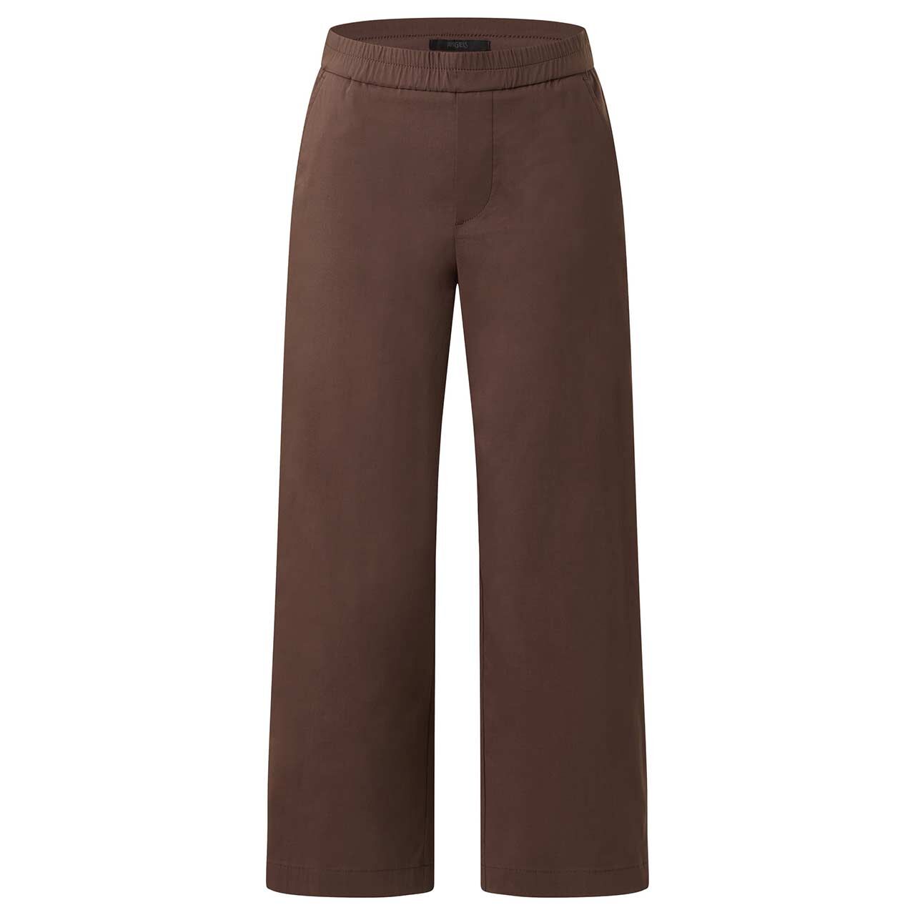 Damen Linn Jump 7/8 Baumwollhose von Angels in Braun, Vorderansicht