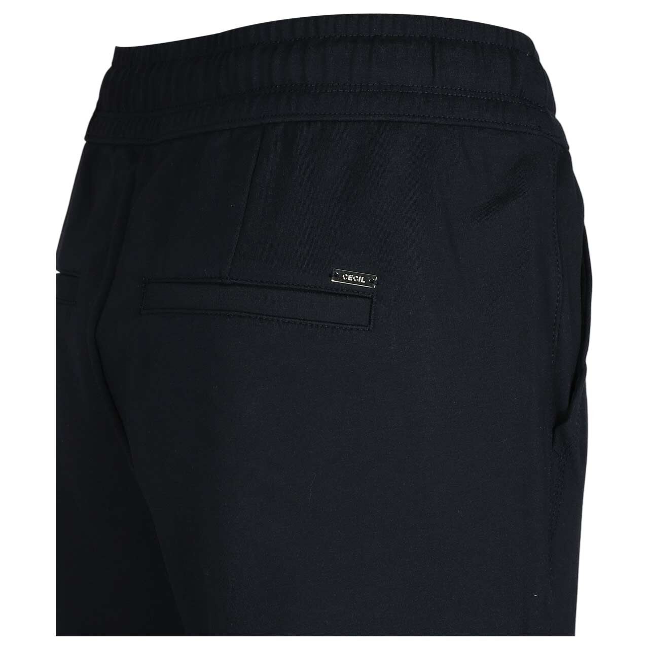 Damen Hose Tracey von Cecil in Dunkelblau, detaillierte Rückansicht