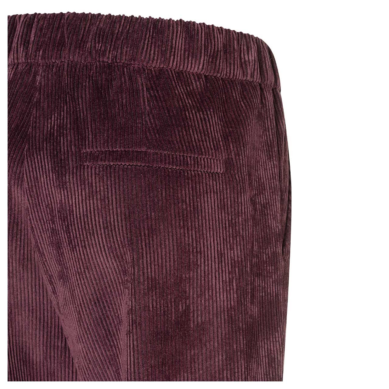 MAC Chiara Cordhose aubergine