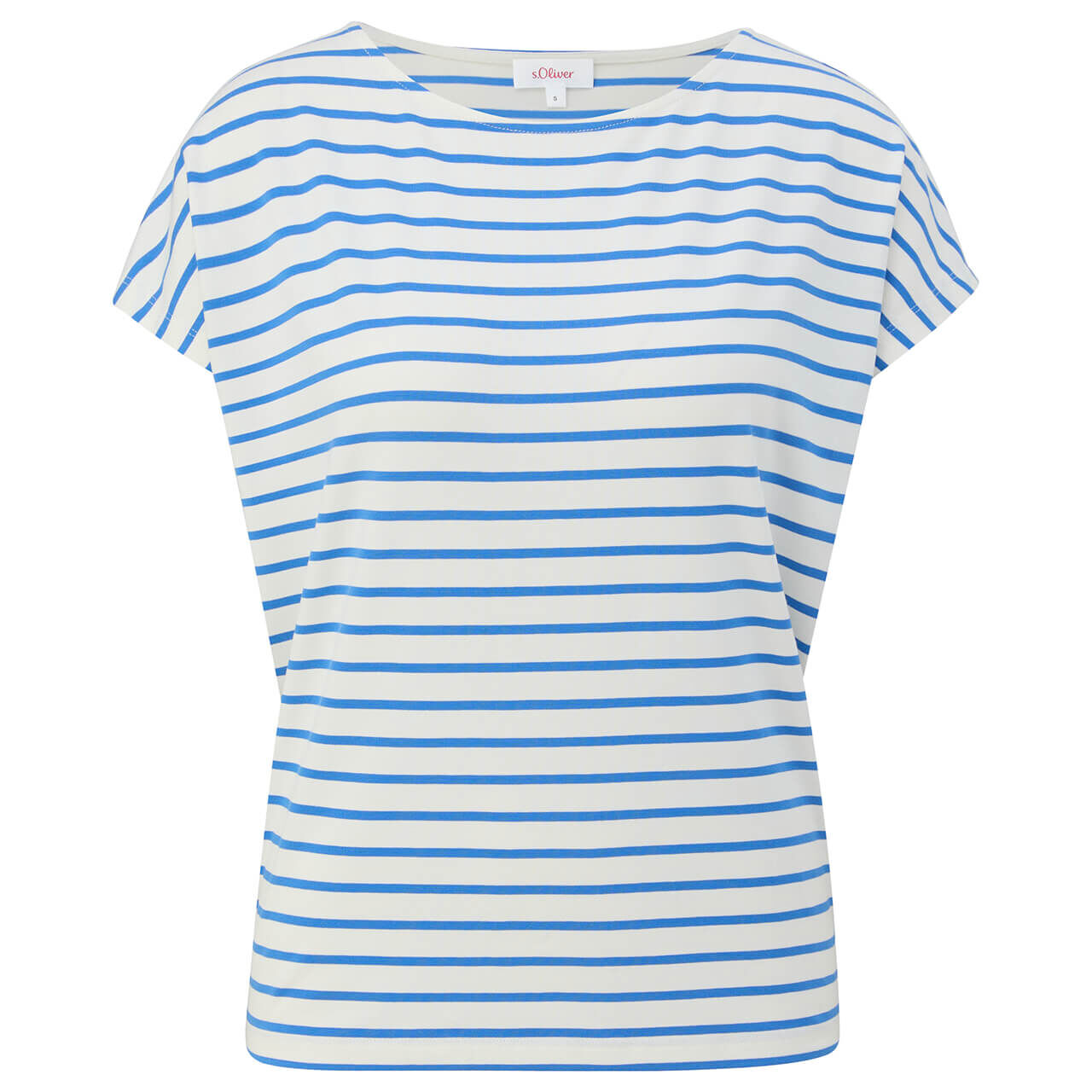 s.Oliver Damen T-Shirt blue stripes