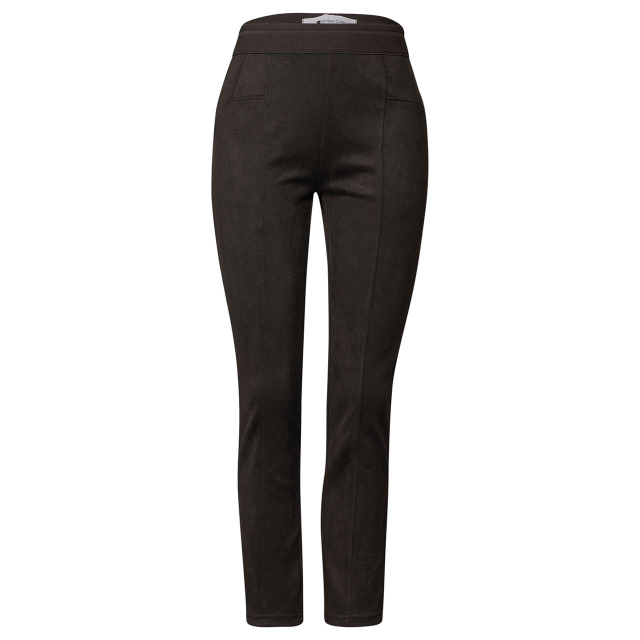 Street One Hope Velours Ankle Hose black coffee