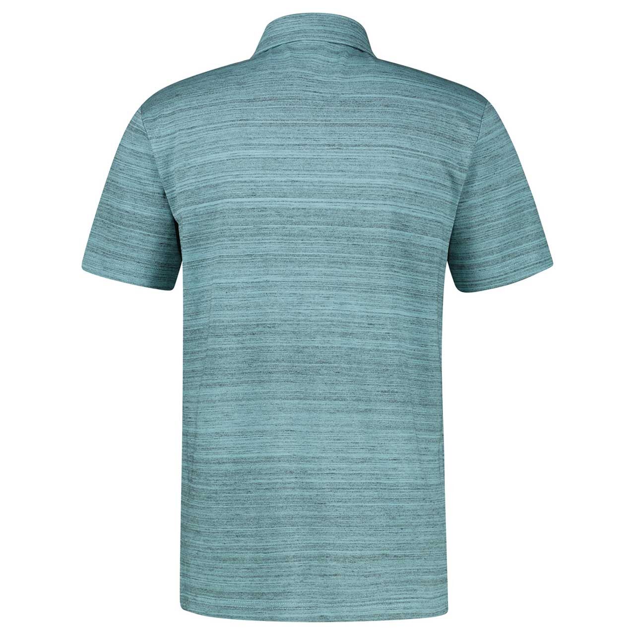 Herren Poloshirt von Lerros in Türkis meliert, Rückansicht