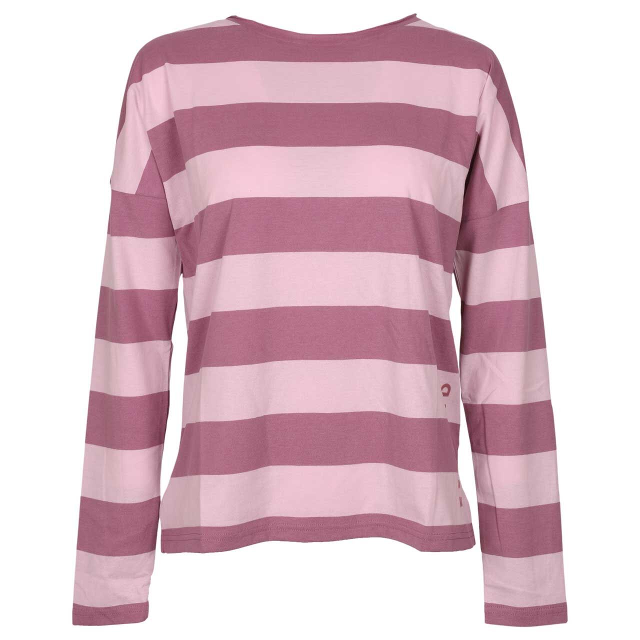 Elbsand Damen Langarm Shirt Milia mauve pink chalk stripe