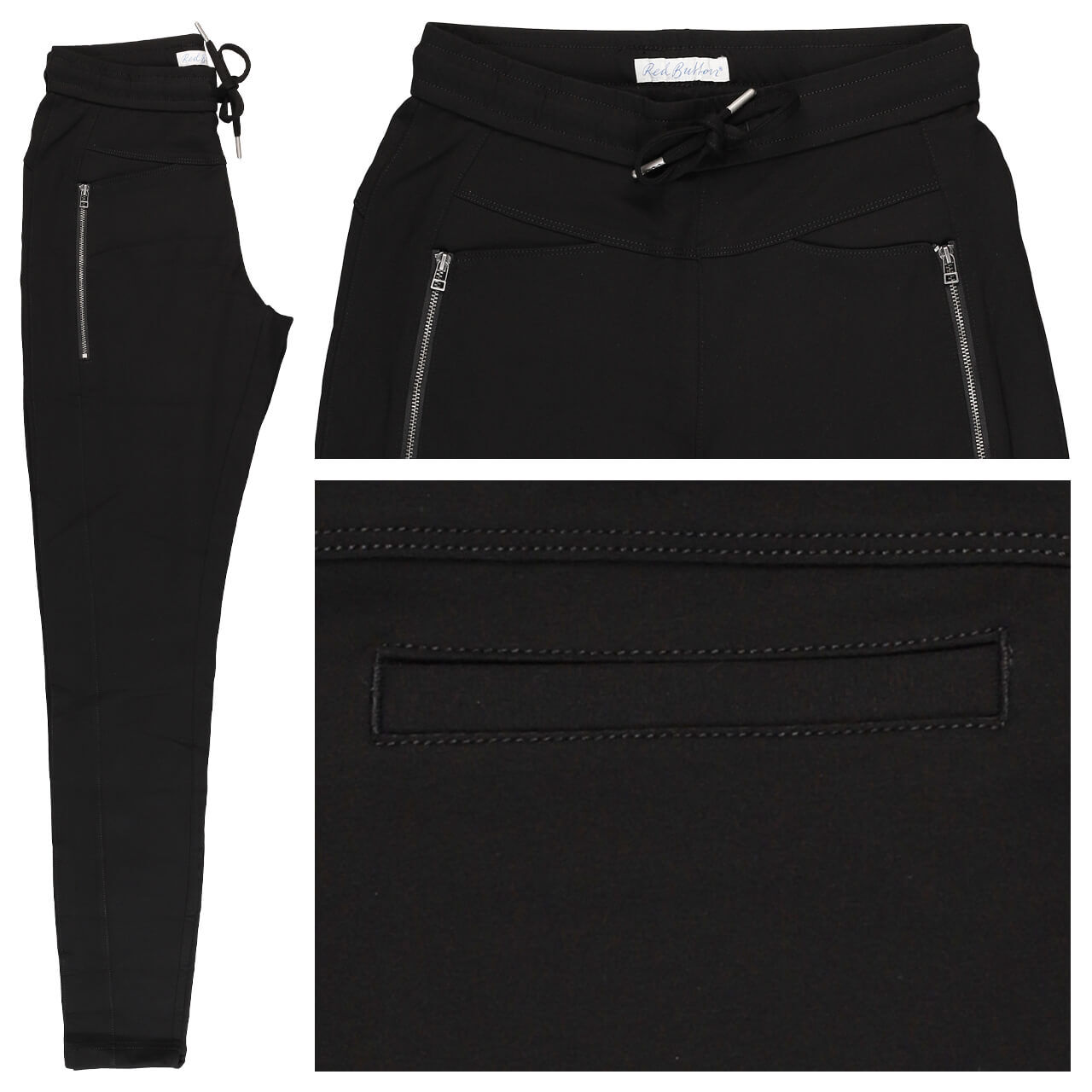 Red Button Tessy Jogpants Hose black punta