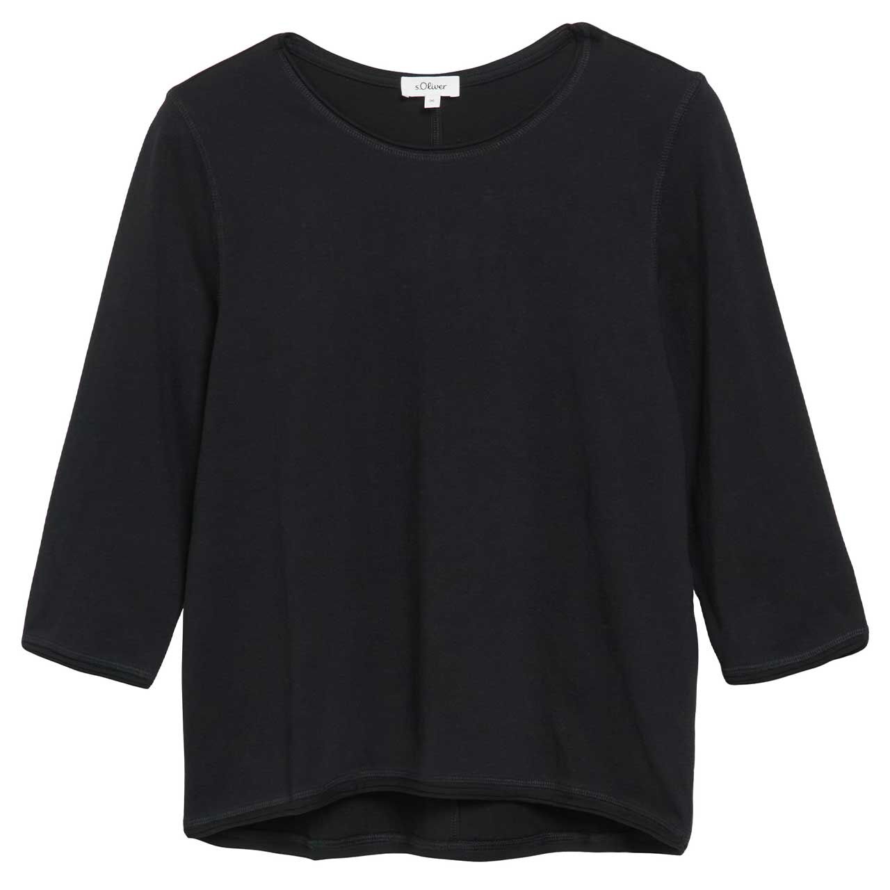 s.Oliver Damen 3/4 Arm Shirt black