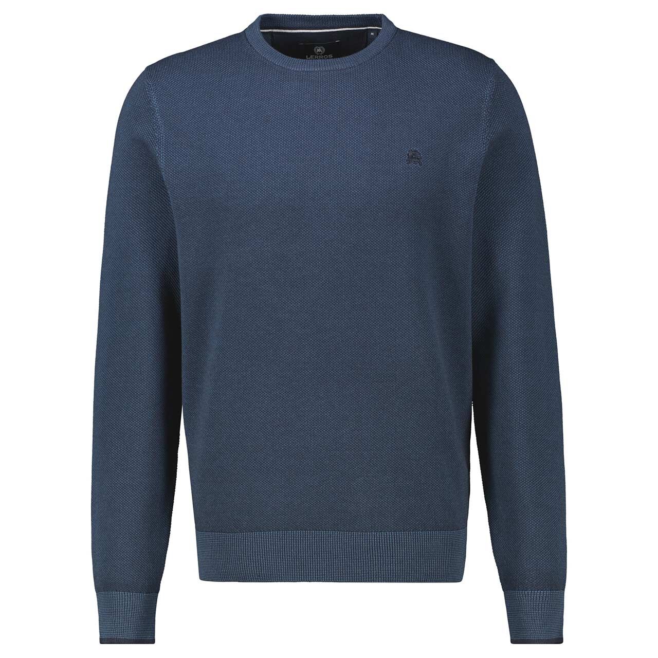 Lerros Herren Pullover O-neck classic navy