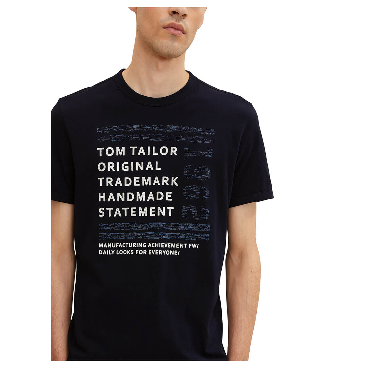 Tom Tailor Herren T-Shirt sky captain blue