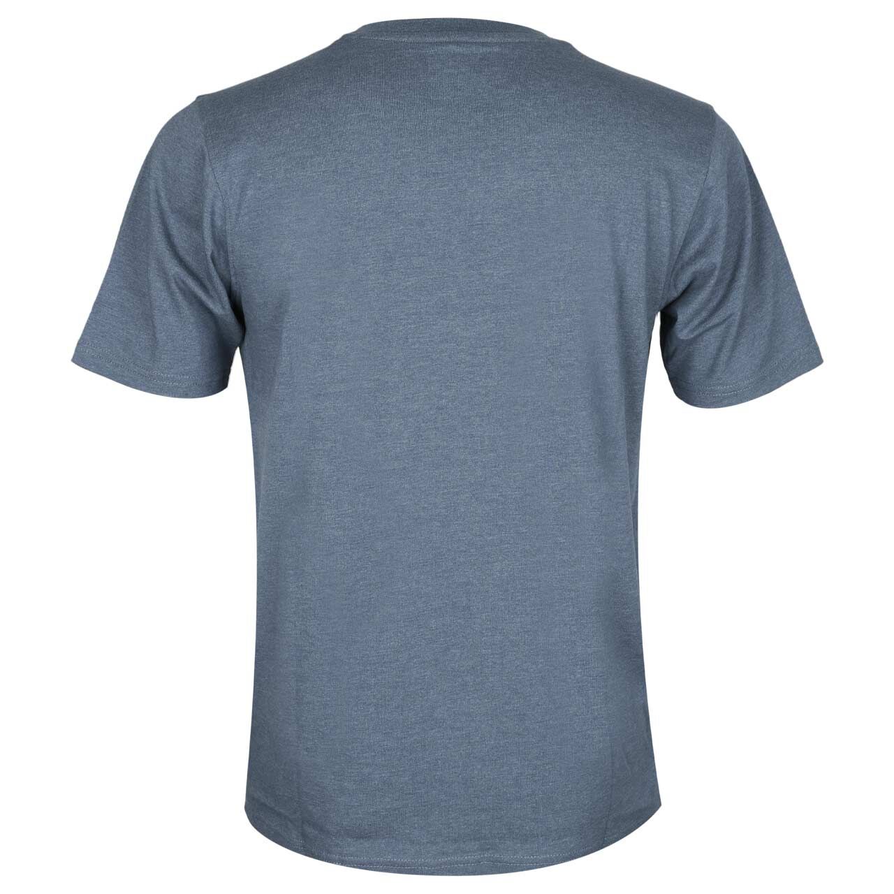 Herren T-Shirt von Casa Moda in Blau mit Print, Rückansicht