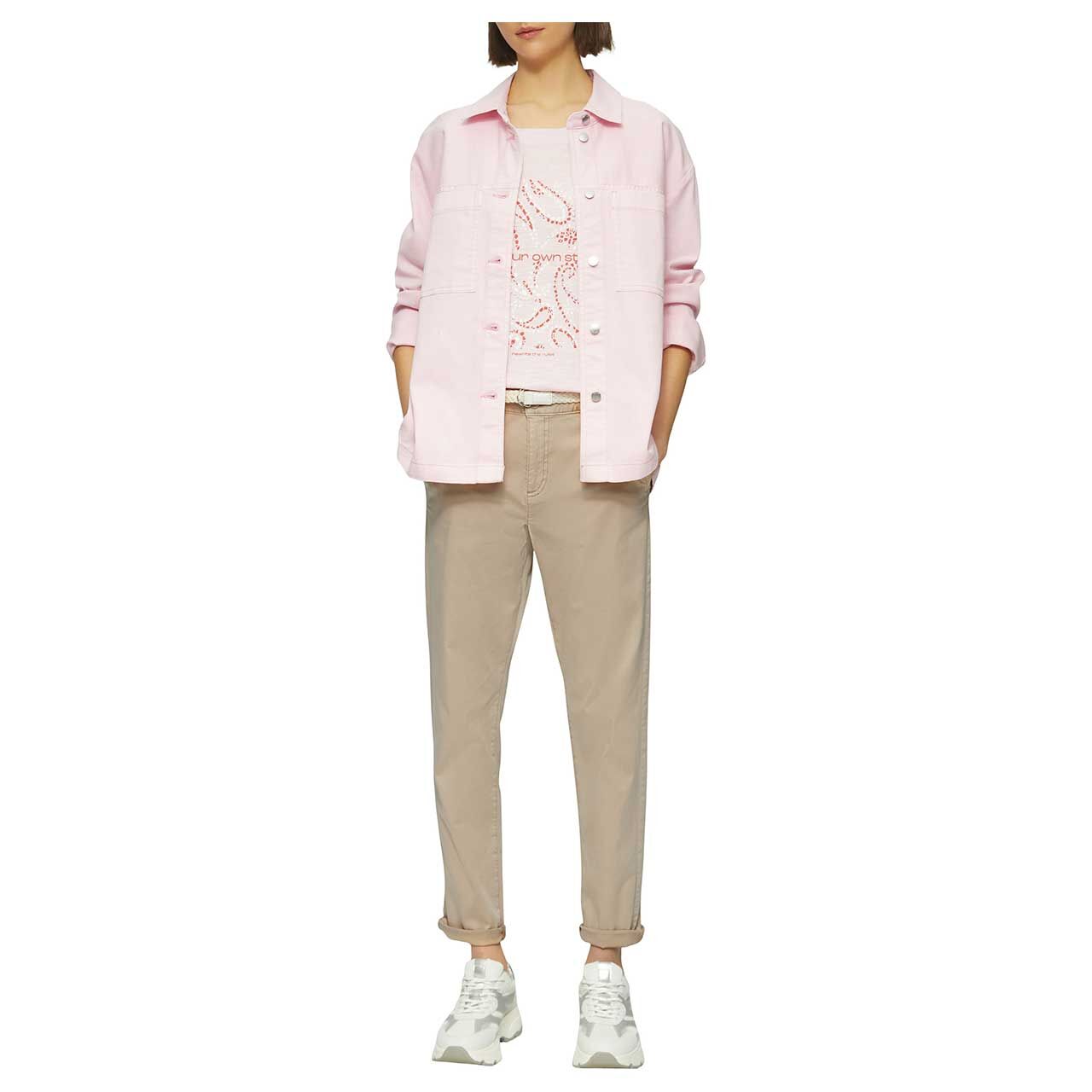 s.Oliver Damen Chino Baumwollhose brown