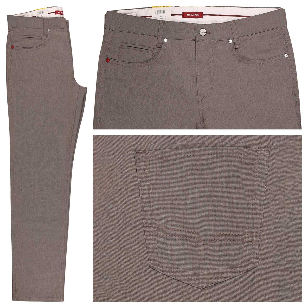 MAC Arne Baumwollhose hot fudge