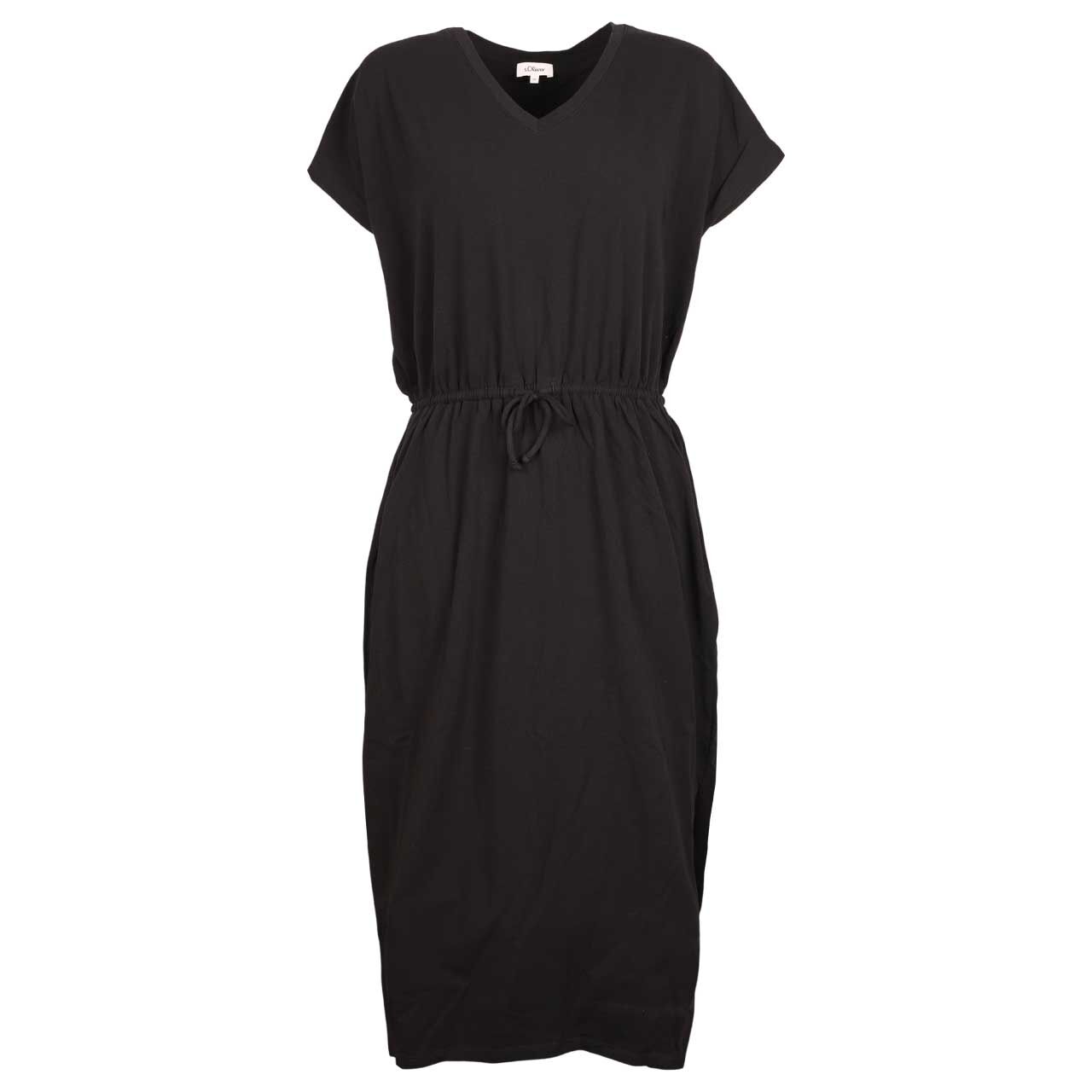 s.Oliver Damen Kurzarm Kleid black
