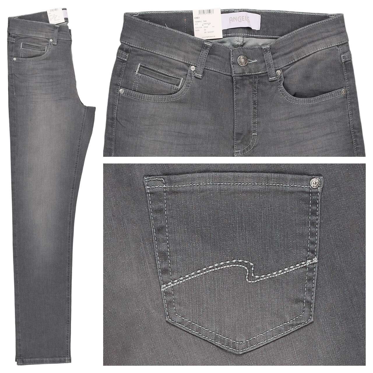Damenjeans Cici von Angels in Grau mit der Farbnummer 3158