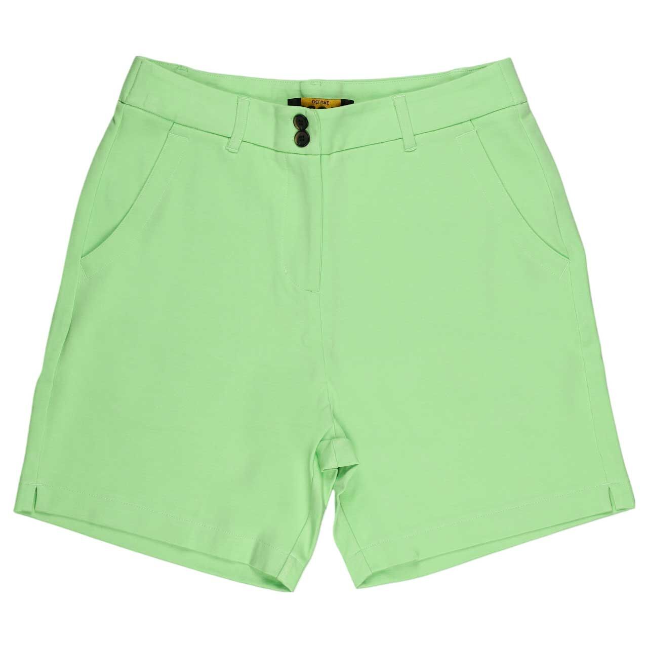Detailansicht von vorne der Damen Shorts Daiquiri von Senoritas Icon in Neongrün