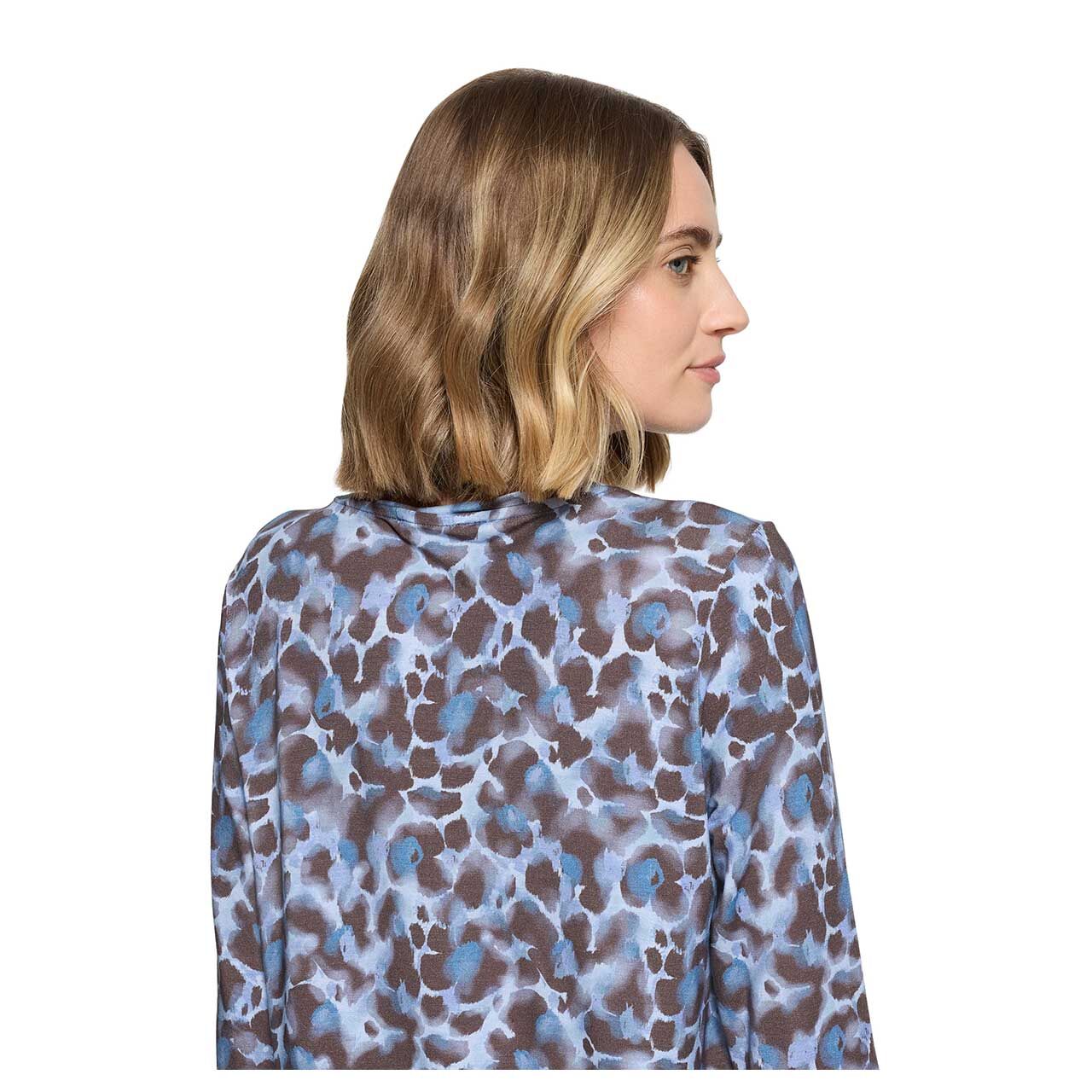 Betty Barclay 3/4 Arm Shirt blue brown