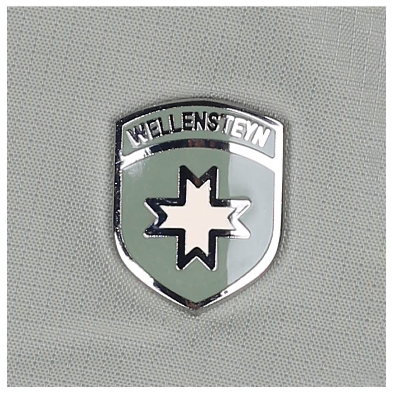 wellensteyn-chocandy-salbei-logo Damen Jacke Chocandy von Wellensteyn in Hellgrün, Detailansicht Logo