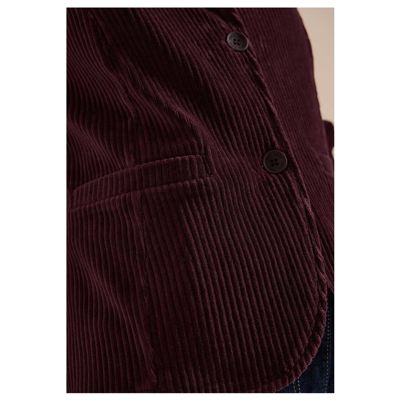 Cecil Damen Cord Blazer Jersey berry red
