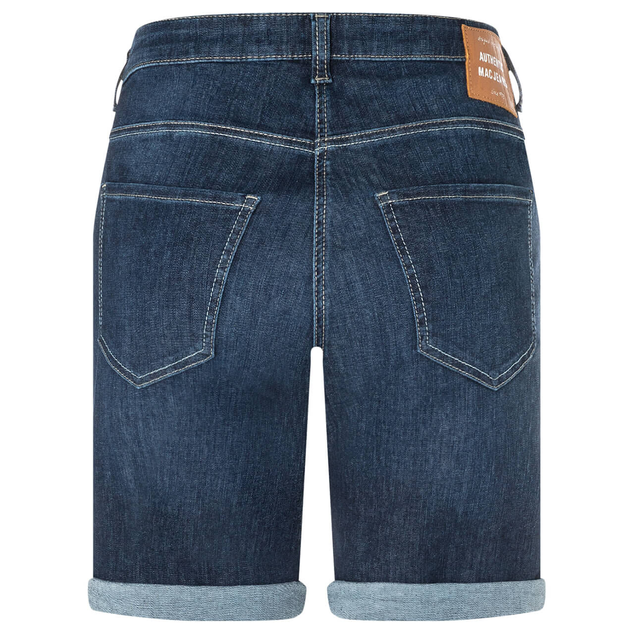 MAC Shorty Jeans dark blue used buffy MAC Shorty Jeans dark blue used buffy