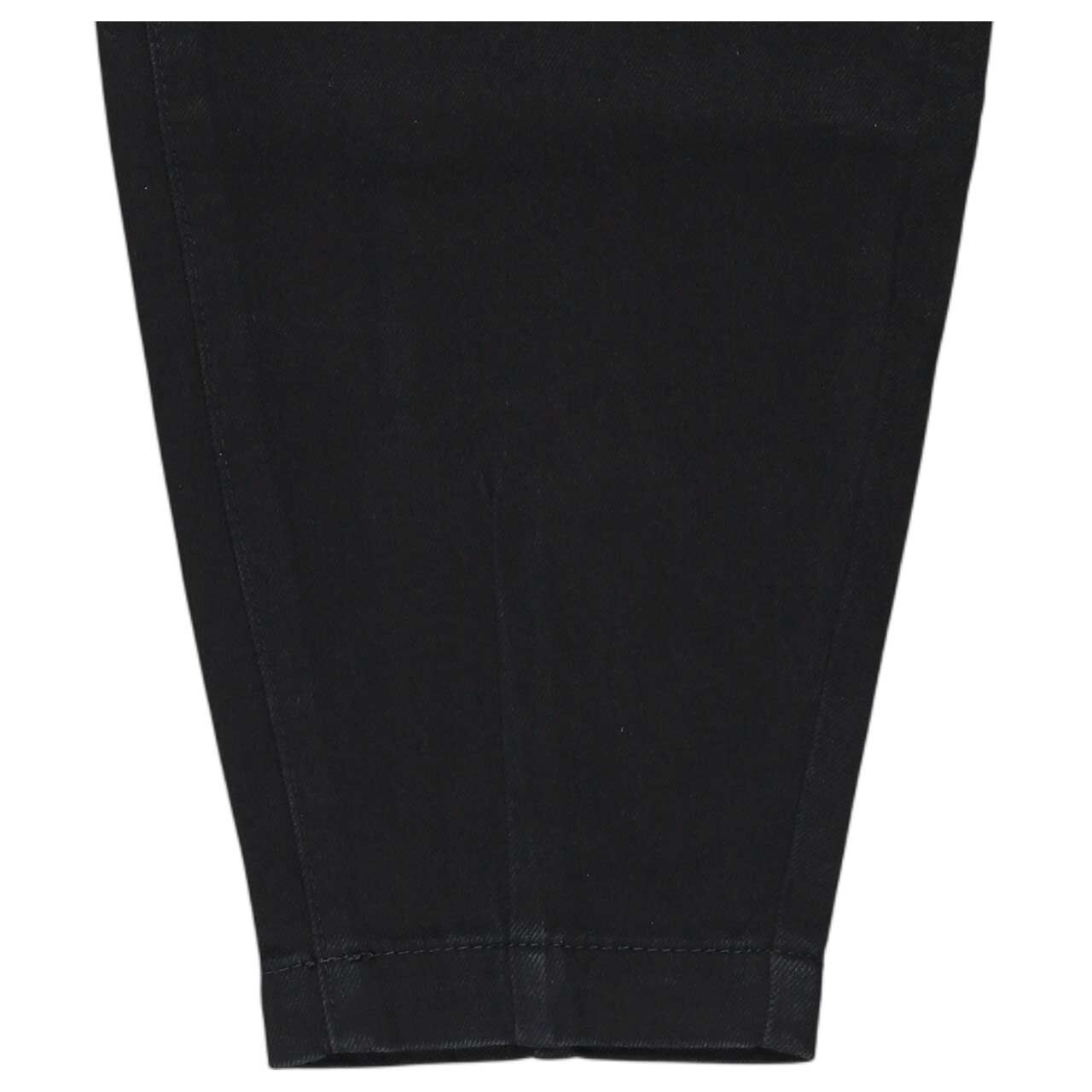 Damen 7/8 Jeans Ballon von Buena Vista in Schwarz, Detailansicht vom Saum