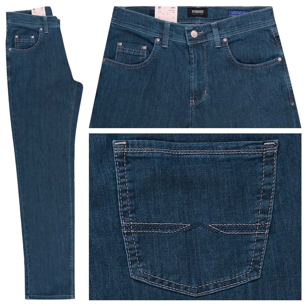 Pioneer Rando Jeans Megaflex blue stonewash