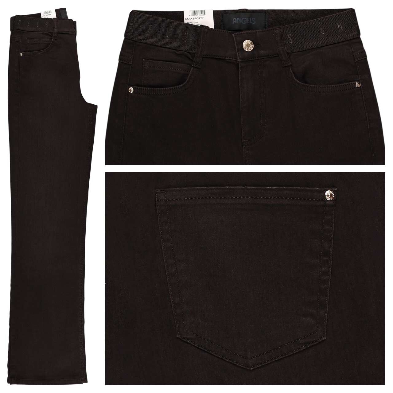 Angels Lara Sporty Jeans dark espresso used
