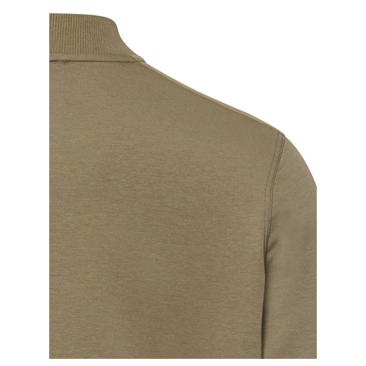Herren Sweatjacke von Camel active in  Olivgrün, detaillierte Rückansicht