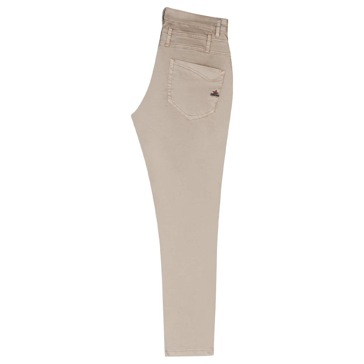 Damen Baumwollhose Florida-Z 7/8 Stretch Twill von Buena Vista in Beige, Seitenansicht
