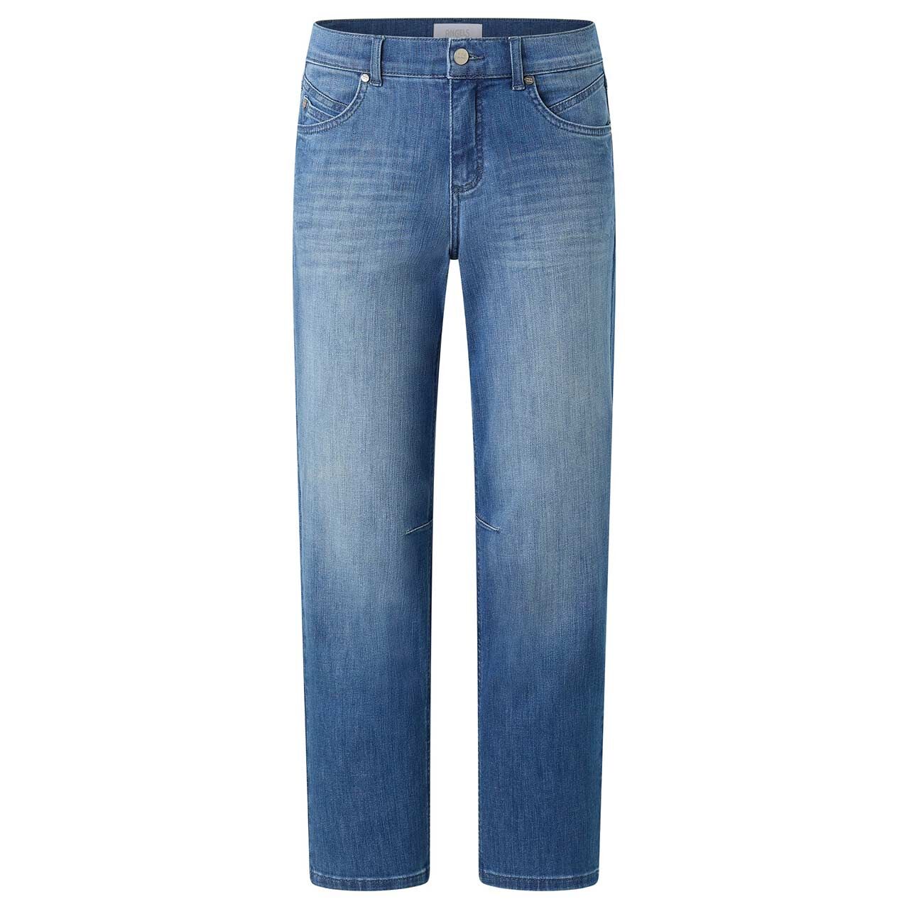 Damen Ankle Jeans Evy Barrel von Angels in Blau verwaschen, Vorderansicht