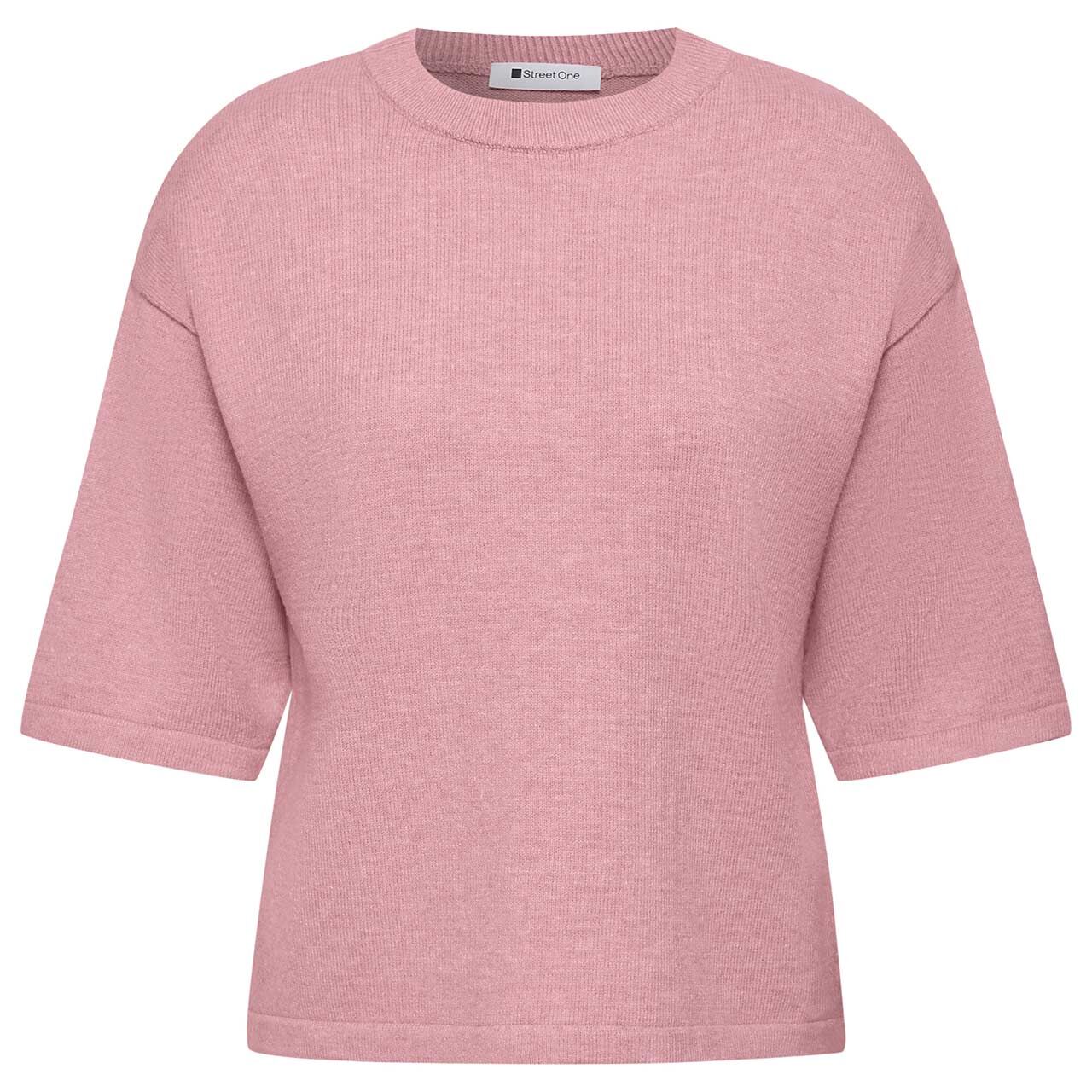 Street One Damen 3/4 Arm Pullover Basic Sweater vintage blush melange