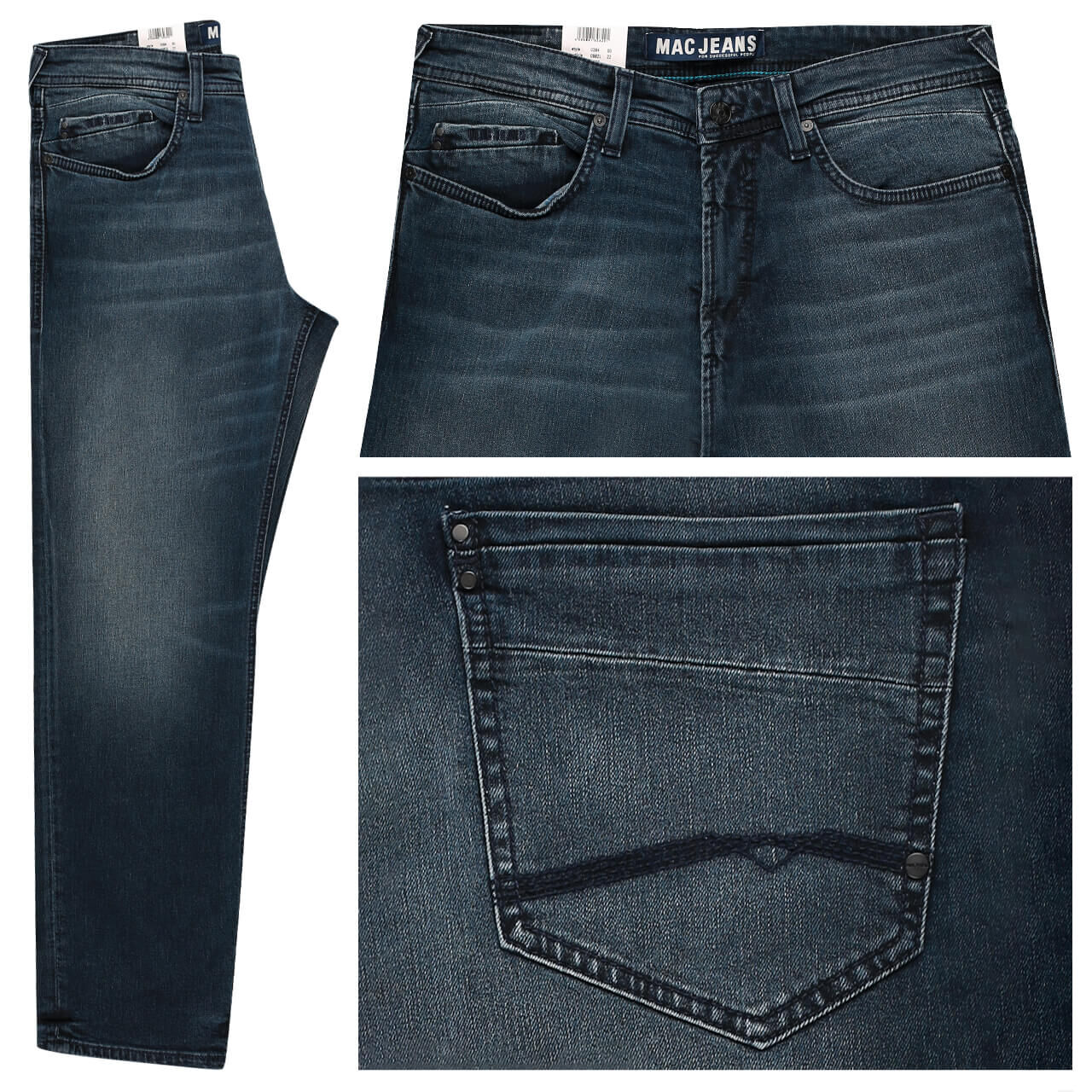 MAC Ben Jeans blue black authentic MAC Ben Jeans blue black authentic