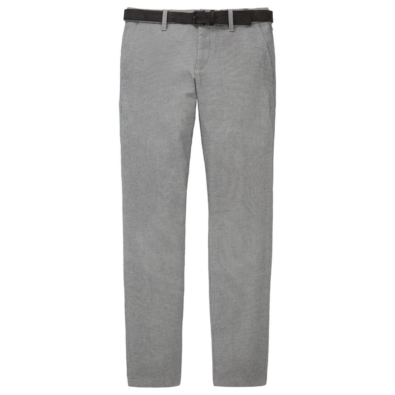 Chinohose Travis von Tom Tailor in Dunkelblau-Weiß, Vorderansicht