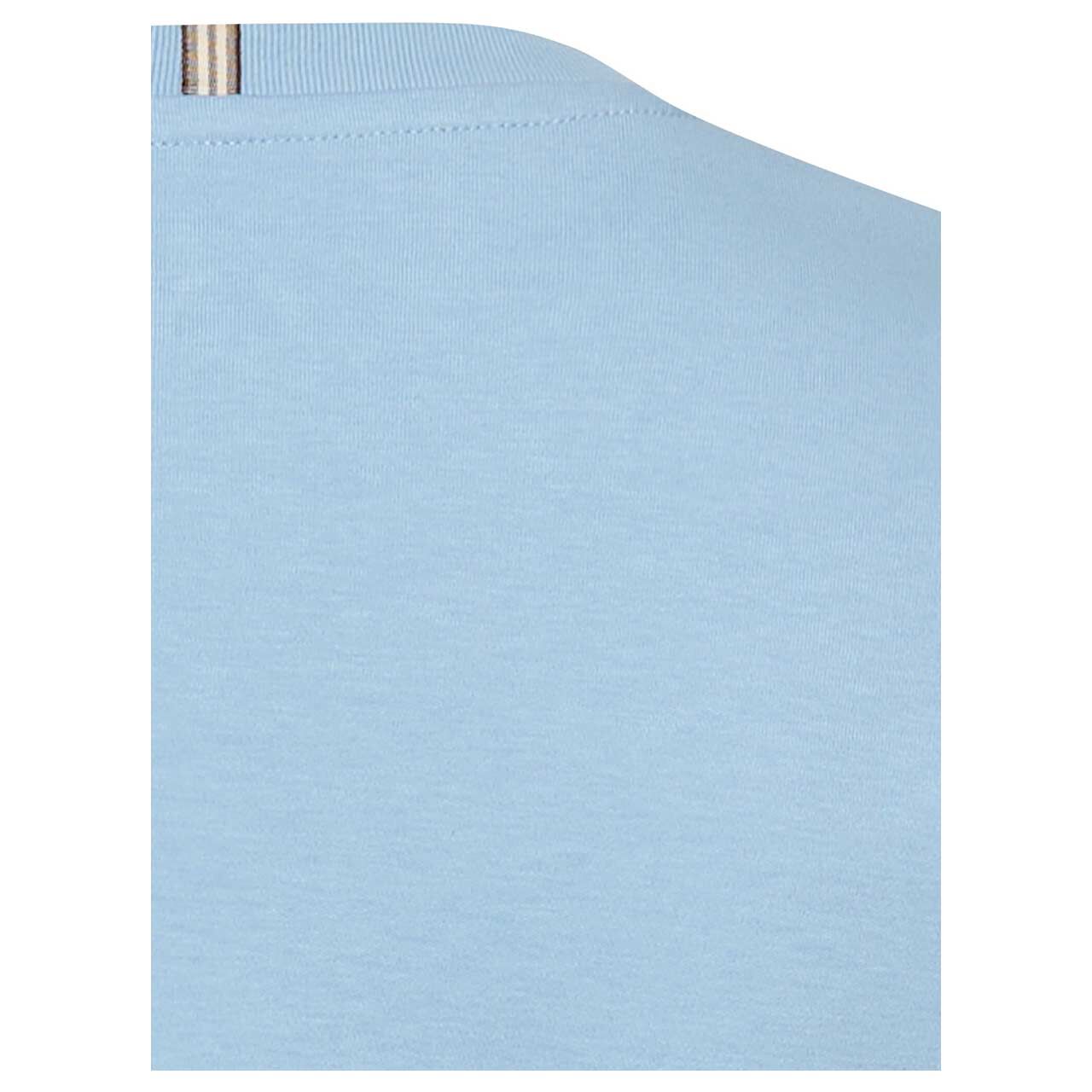 Damen T-Shirt von Camel active in Hellblau mit Print, detaillierte Rückansicht