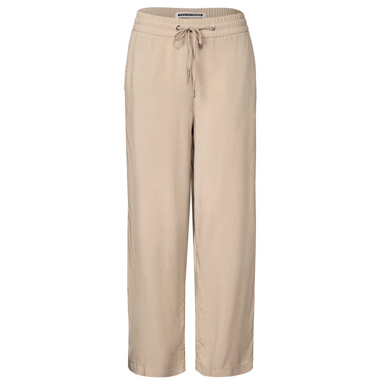 Street One Emee Wide Leg 7/8 Hose safari beige