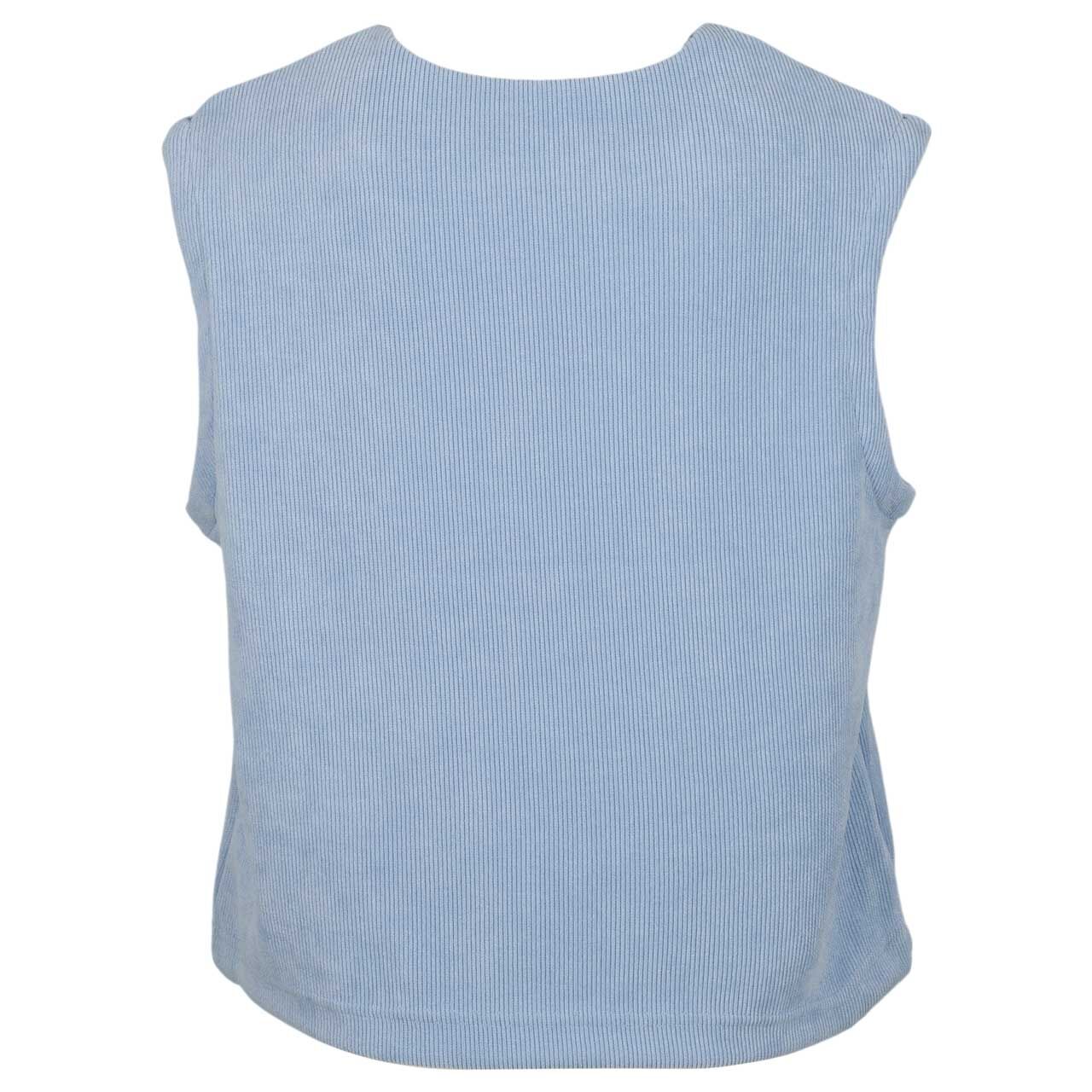 Damen Cord Weste Look Vest von Street One in Hellblau, Rückansicht