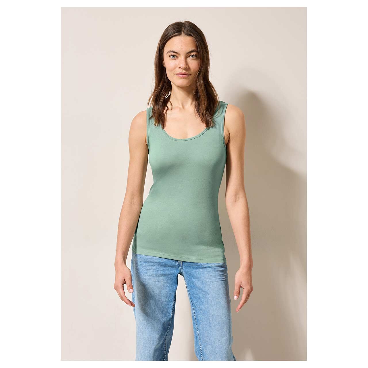 Cecil Damen Top Linda matcha green