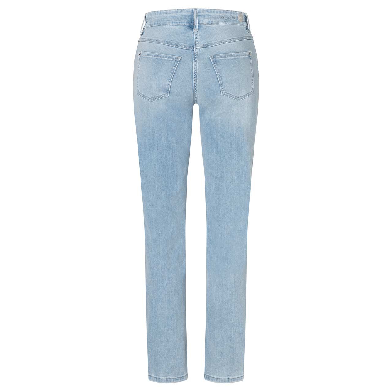 Stretch Damenjeans Dream von MAC in Hellblau verwaschen, Rückansicht
