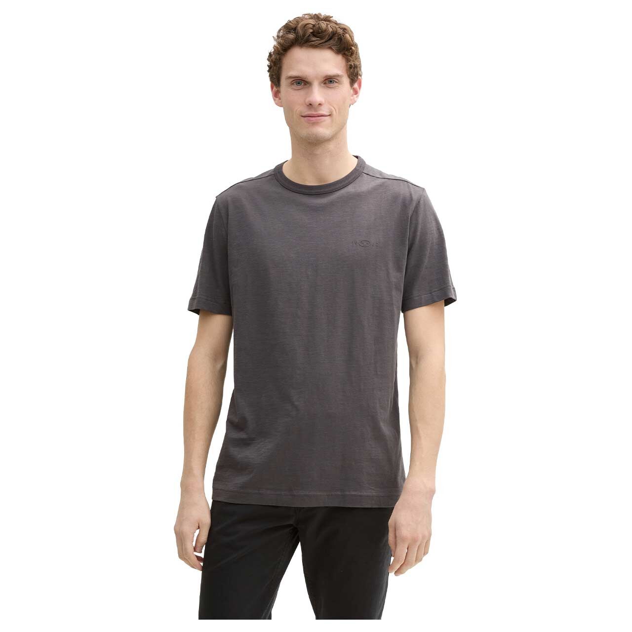 Tom Tailor Herren T-Shirt tarmac grey